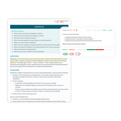 2024–2025 Pediatrics Flashcards