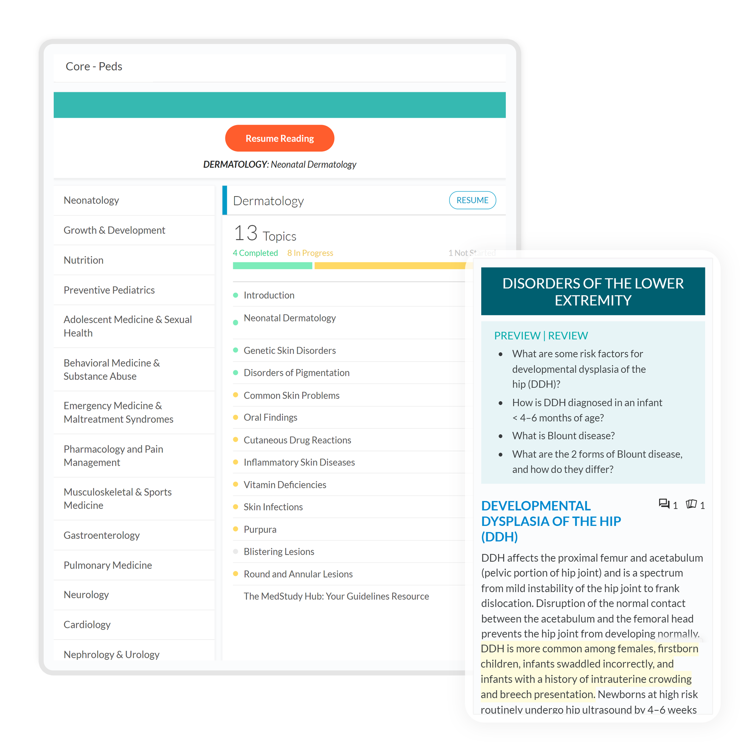 Pediatrics Digital Core
