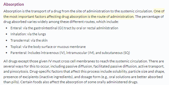 topic of absorption